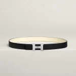 Mini Constance belt buckle & Reversible leather strap 24 mm